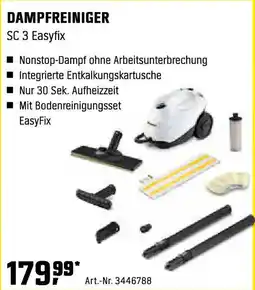 OBI DAMPFREINIGER SC 3 Easyfix Angebot