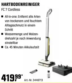 OBI HARTBODENREINIGER FC 7 Cordless Angebot