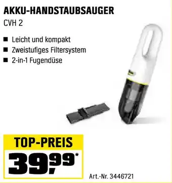 OBI Akku-handstaubsauger CVH 2 Angebot