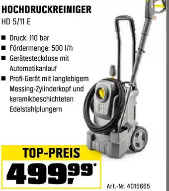 OBI Hochdruckreiniger HD 5/11 E Angebot