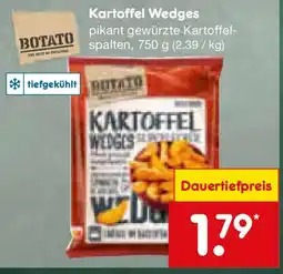 Netto Marken-Discount BOTATO Kartoffel Wedges Angebot