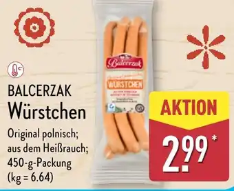 Aldi Nord BALCERZAK Würstchen Angebot