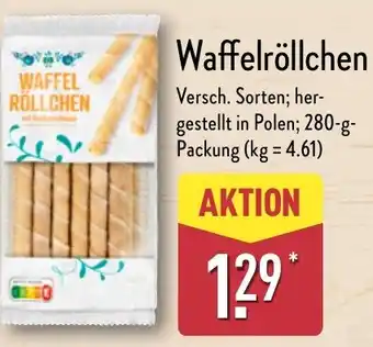 Aldi Nord Waffelröllchen Angebot