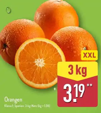 Aldi Nord Orangen Angebot