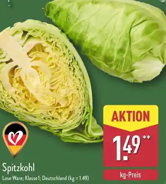 Aldi Nord Spitzkohl Angebot