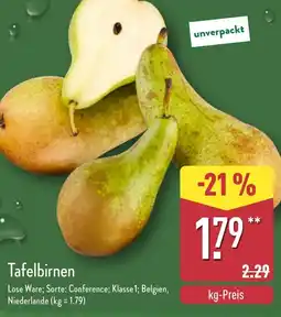 Aldi Nord Tafelbirnen Angebot