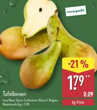 Aldi Nord Tafelbirnen Angebot