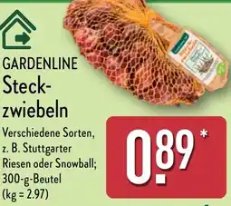 Aldi Nord GARDENLINE Steck- zwiebeln Angebot