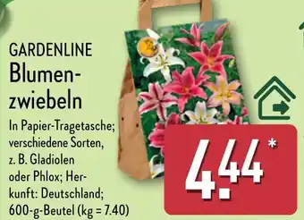 Aldi Nord GARDENLINE Blumen- zwiebeln Angebot