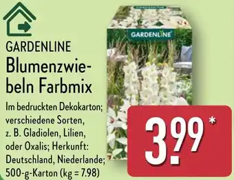 Aldi Nord GARDENLINE Blumenzwie- beln Farbmix Angebot