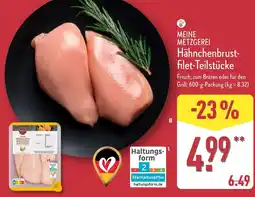 Aldi Nord MEINE METZGEREI Hähnchenbrust- filet-Teilstücke Angebot