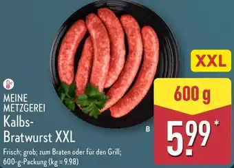 Aldi Nord MEINE METZGEREI Kalbs- Bratwurst XXL Angebot