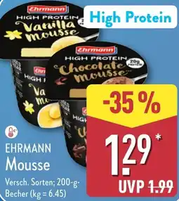 Aldi Nord EHRMANN Mousse Angebot