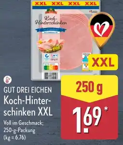 Aldi Nord GUT DREI EICHEN Koch-Hinter- schinken XXL Angebot