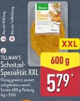 Aldi Nord TILLMAN'S Schnitzel- Spezialität XXL Angebot