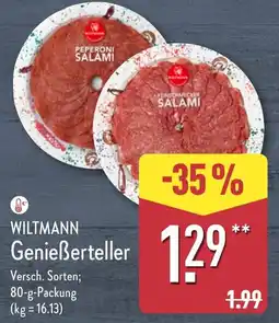 Aldi Nord WILTMANN Genießerteller Angebot