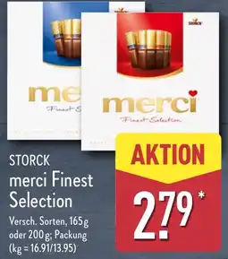 Aldi Nord STORCK merci Finest Selection Angebot