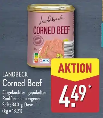 Aldi Nord LANDBECK Corned Beef Angebot