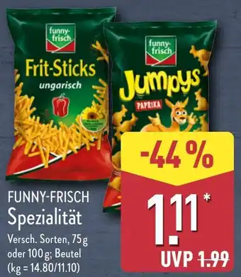 Aldi Nord FUNNY-FRISCH Spezialität Angebot