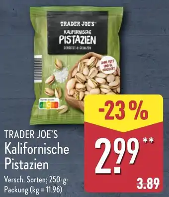 Aldi Nord TRADER JOE'S Kalifornische Pistazien Angebot