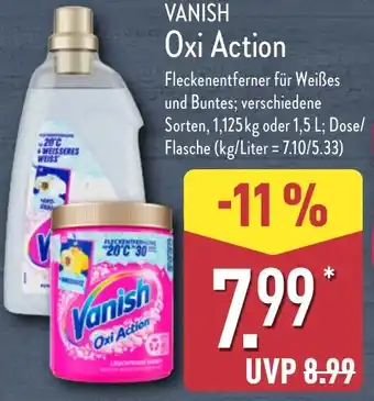 Aldi Nord VANISH Oxi Action Angebot