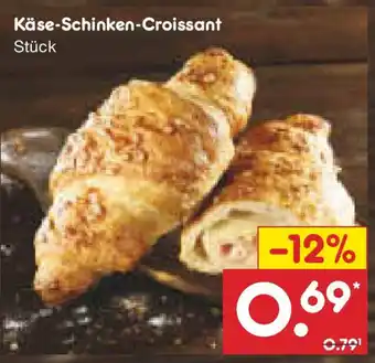 Netto Marken-Discount Käse-Schinken-Croissant Angebot