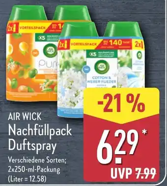 Aldi Nord AIR WICK Nachfüllpack Duftspray Angebot