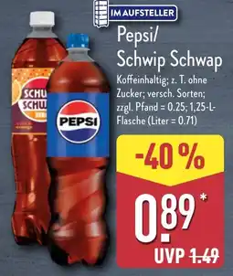 Aldi Nord Pepsi/ Schwip Schwap Angebot