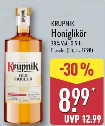 Aldi Nord KRUPNIK Honiglikör Angebot