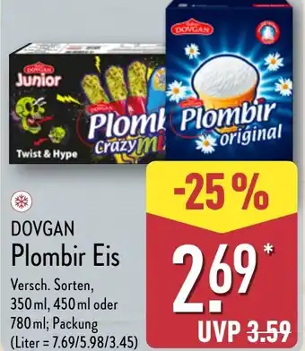 Aldi Nord DOVGAN Plombir Eis Angebot