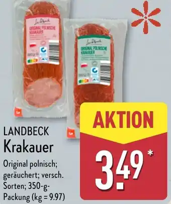 Aldi Nord LANDBECK Krakauer Angebot