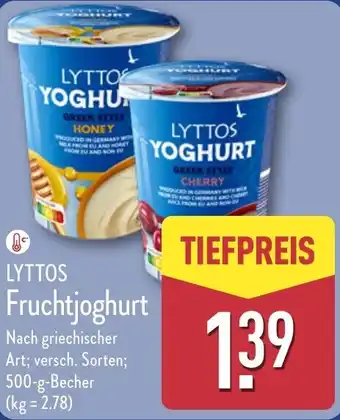 Aldi Nord LYTTO Fruchtjoghurt Angebot