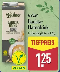 Aldi Nord MYVAY Barista- Haferdrink Angebot