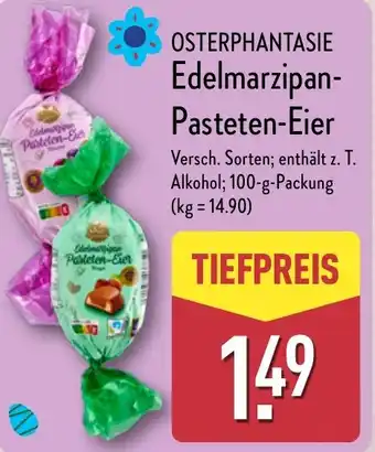 Aldi Nord OSTERPHANTASIE Edelmarzipan- Pasteten-Eier Angebot