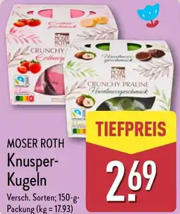 Aldi Nord MOSER ROTH Knusper- Kugeln Angebot