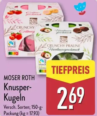 Aldi Nord MOSER ROTH Knusper- Kugeln Angebot