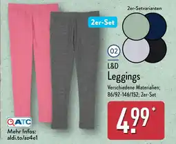 Aldi Nord L&D Leggings Angebot