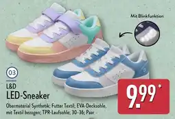 Aldi Nord L&D LED-Sneaker Angebot