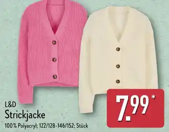 Aldi Nord L&D Strickjacke Angebot