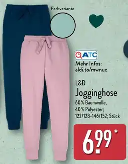 Aldi Nord L&D Jogginghose Angebot