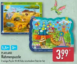 Aldi Nord PLAYLAND Rahmenpuzzle Angebot