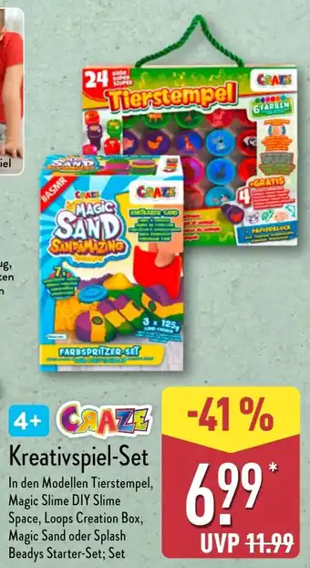 Aldi Nord CRAZE Kreativspiel-Set Angebot