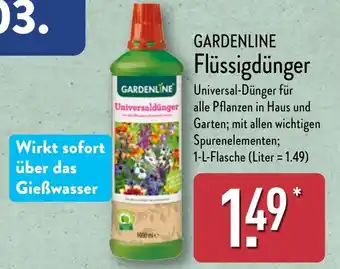 Aldi Nord GARDENLINE Flüssigdünger Angebot