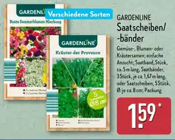 Aldi Nord GARDENLINE Saatscheiben/ -bänder Angebot