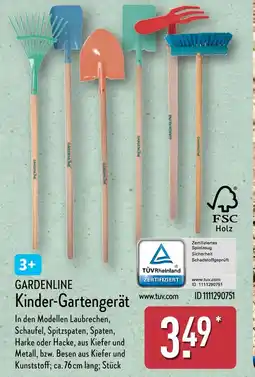 Aldi Nord GARDENLINE Kinder-Gartengerät Angebot