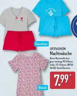 Aldi Nord UP2FASHION Nachtwäsche Angebot