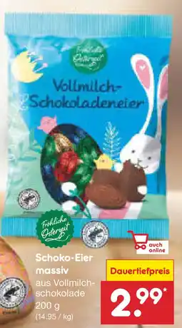 Netto Marken-Discount Fröhliche Osterzeit Schoko-Eier massiv Angebot