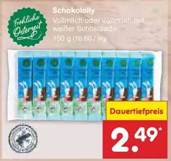 Netto Marken-Discount Fröhliche Osterzeit Schokololly Angebot