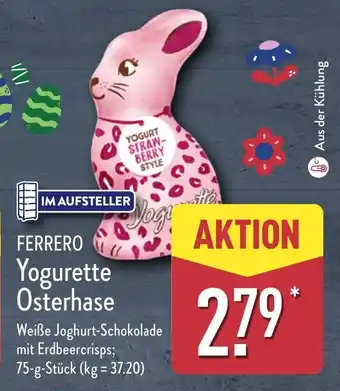 Aldi Nord FERRERO Yogurette Osterhase Angebot