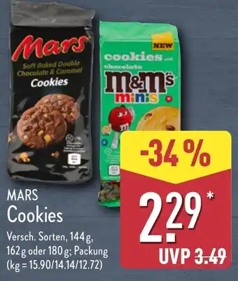 Aldi Nord MARS Cookies Angebot